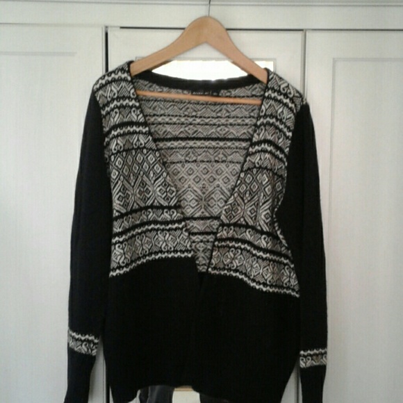 Allen B Black Cardigan - Picture 1 of 4